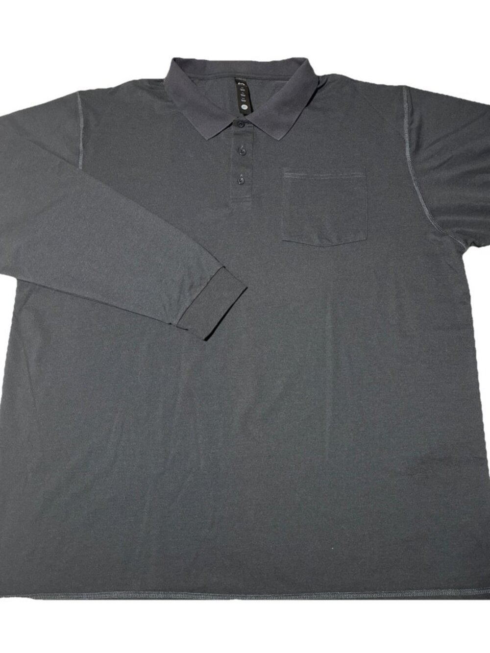 CornerStone 4XL Men's Black Polo Workwear Goth Aesthetic CyberPunk Academic Boo